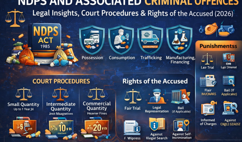 NDPS and Associated Criminal Offences: Legal Insights, Court Procedures & Rights of the Accused