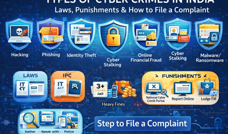 Types of Cyber Crimes in India: Laws, Punishments & How to File a Complaint