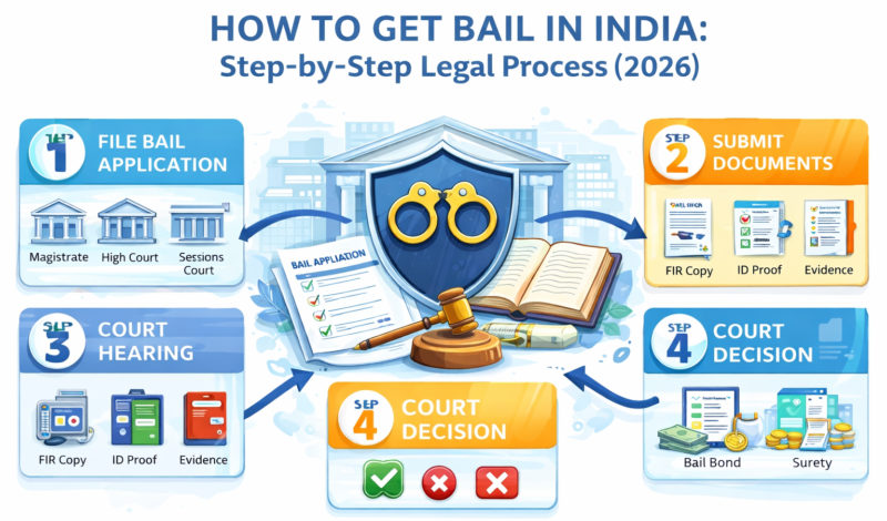 How to Get Bail in India: Step-by-Step Legal Process, Documents & Court Procedure (2026)