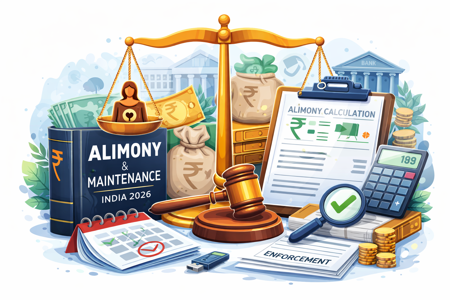 Alimony & Maintenance in India 2026: Legal Rights, Calculation, and Enforcement